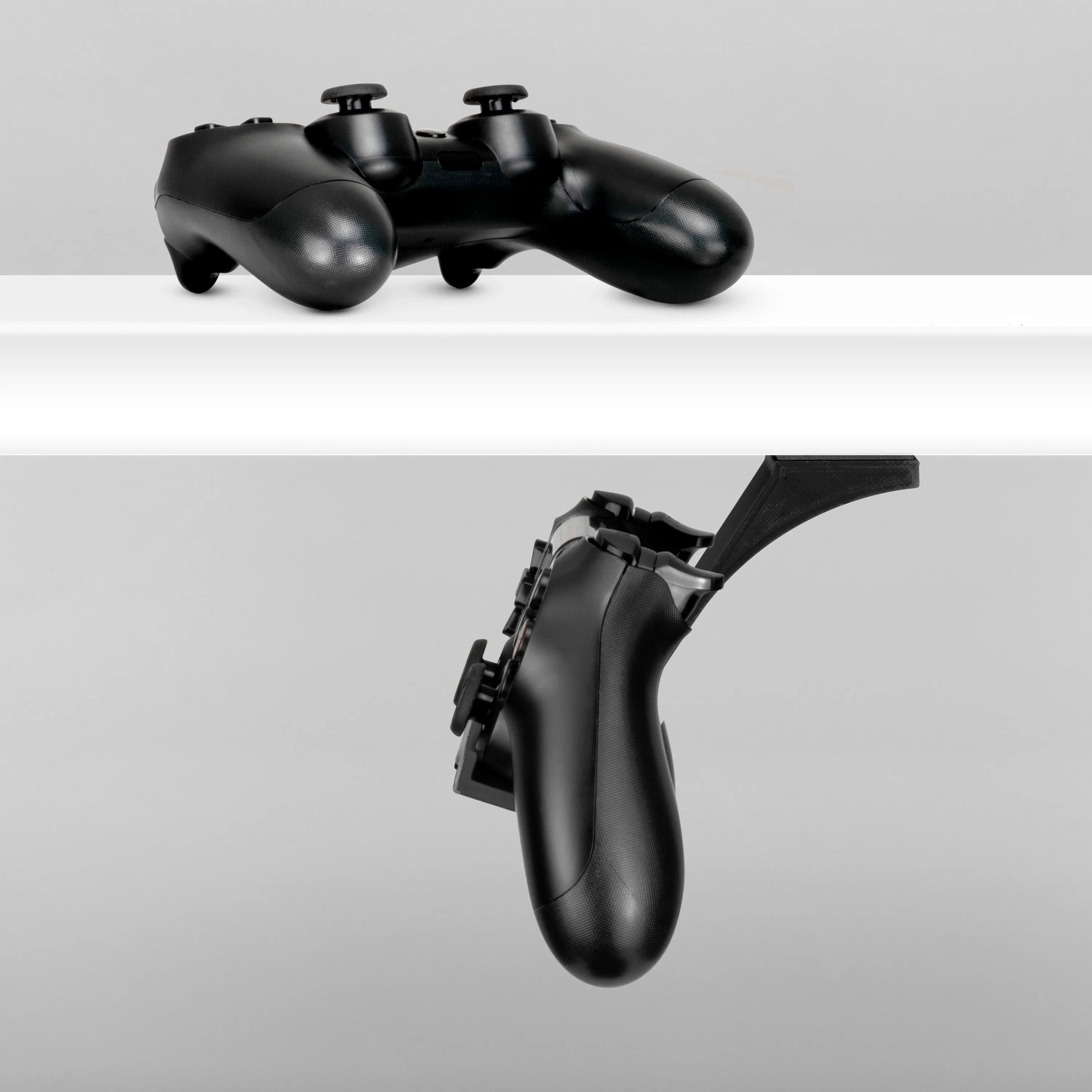 Under Desk Game Controller Holder Hanger - For PlayStation PS4 Controllers