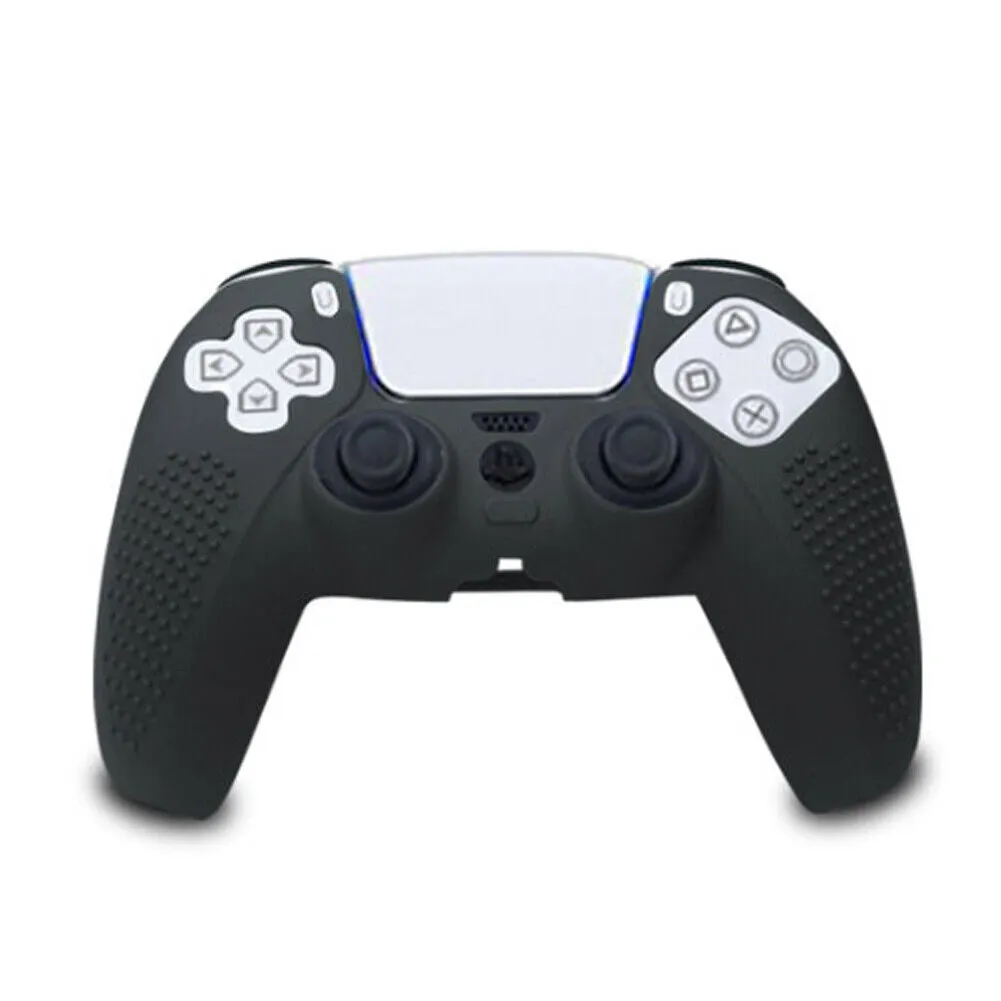 US 2-4 Pack Anti-Slip Silicone Cover Case PS5 Controller Soft Protective Rubber