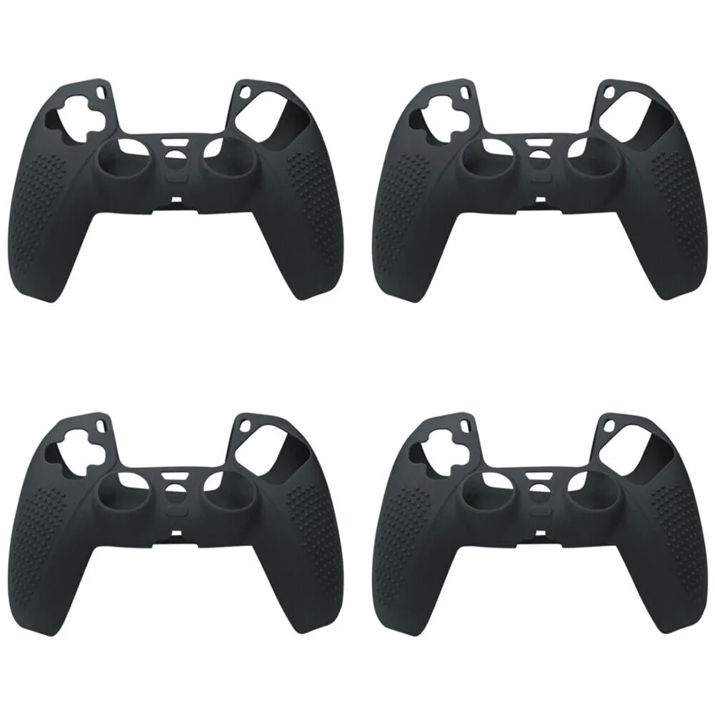 US 2-4 Pack Anti-Slip Silicone Cover Case PS5 Controller Soft Protective Rubber