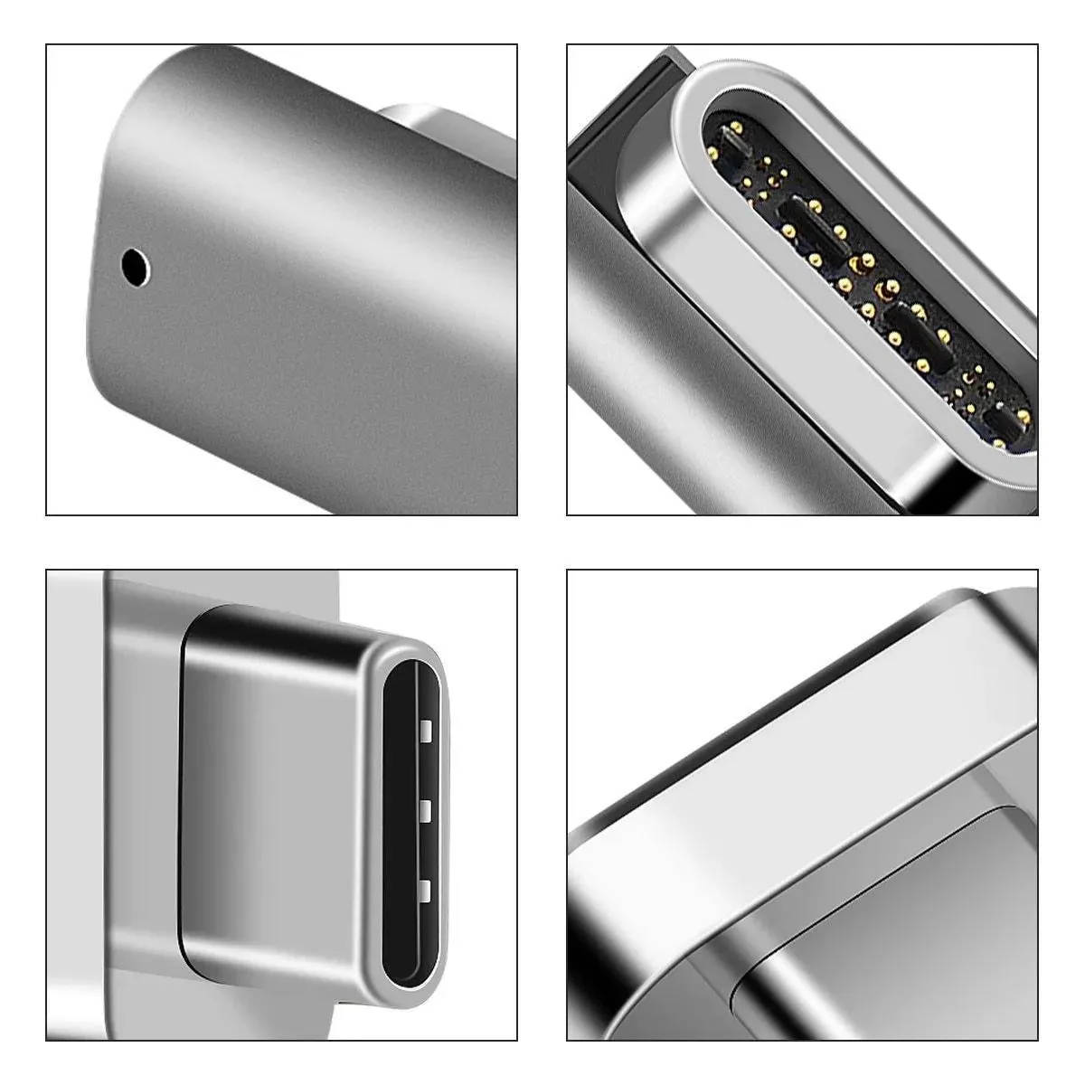 USB Type-C Thunderbolt Magnetic Connector: Supports up to 100W 40GB/S PD Data Transfer 5K@60Hz Video Output