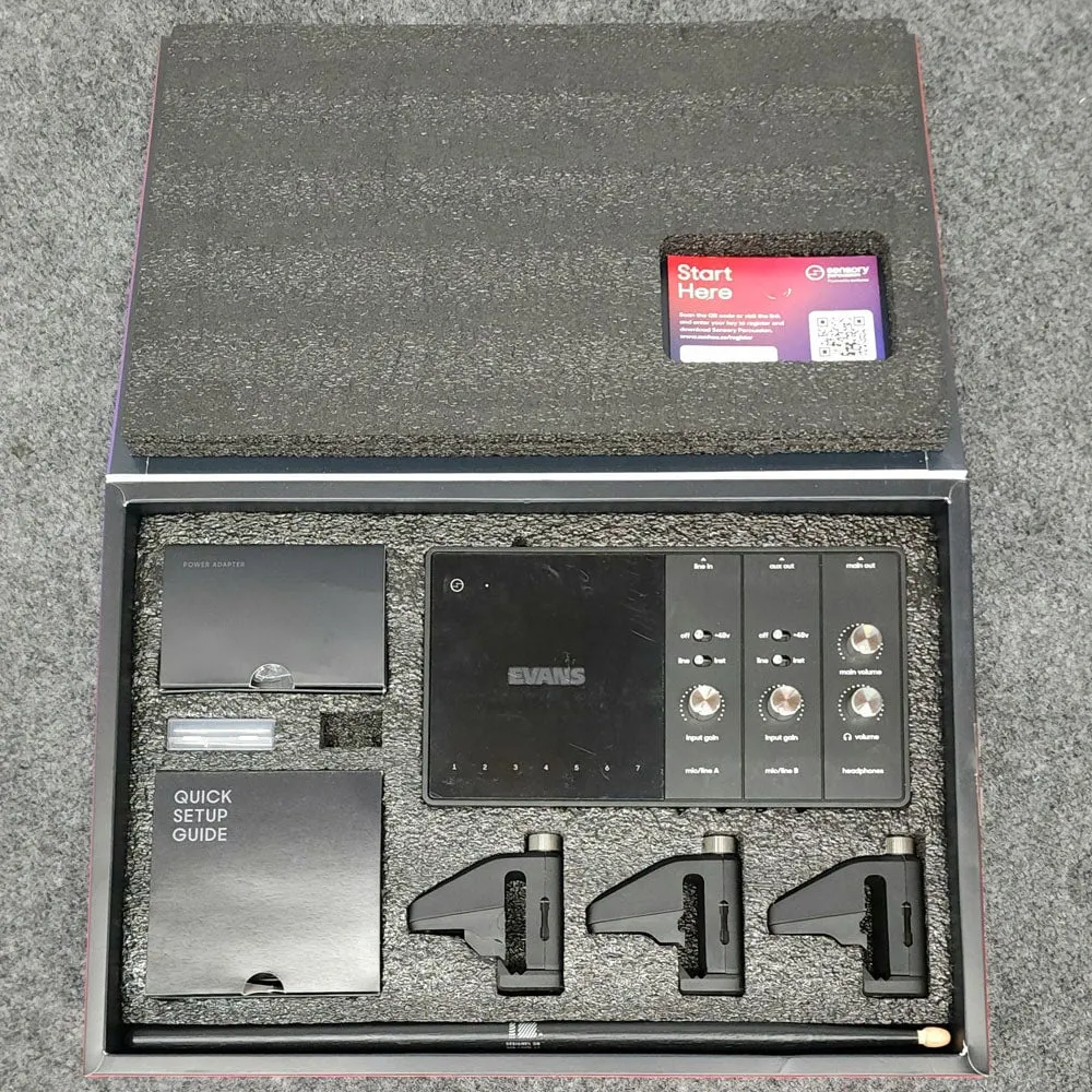Used Evans Hybrid Sensory Percussion Sound System