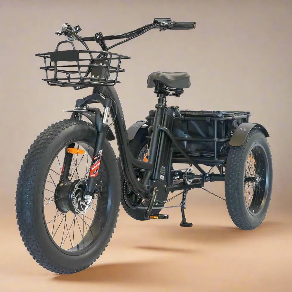 Veloz Grand-Prix Electric Trike Bike 500-750W Motor 120 Km Autonomy 20Ah Samsung Battery 150  Kilos weight load 6 Months Free Service