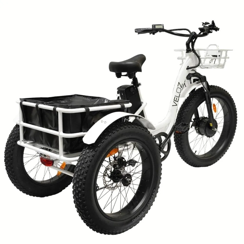Veloz Grand-Prix Electric Trike Bike 500-750W Motor 120 Km Autonomy 20Ah Samsung Battery 150  Kilos weight load 6 Months Free Service