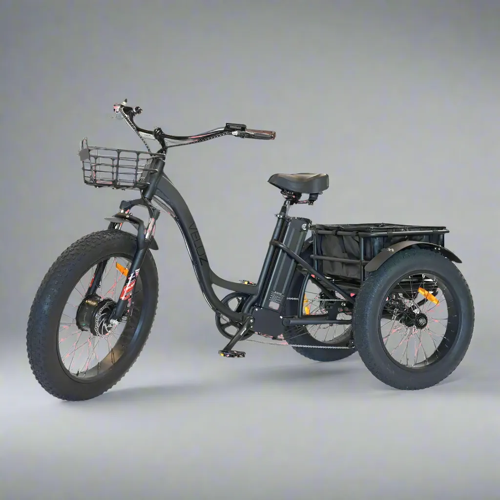 Veloz Grand-Prix Electric Trike Bike 500-750W Motor 120 Km Autonomy 20Ah Samsung Battery 150  Kilos weight load 6 Months Free Service