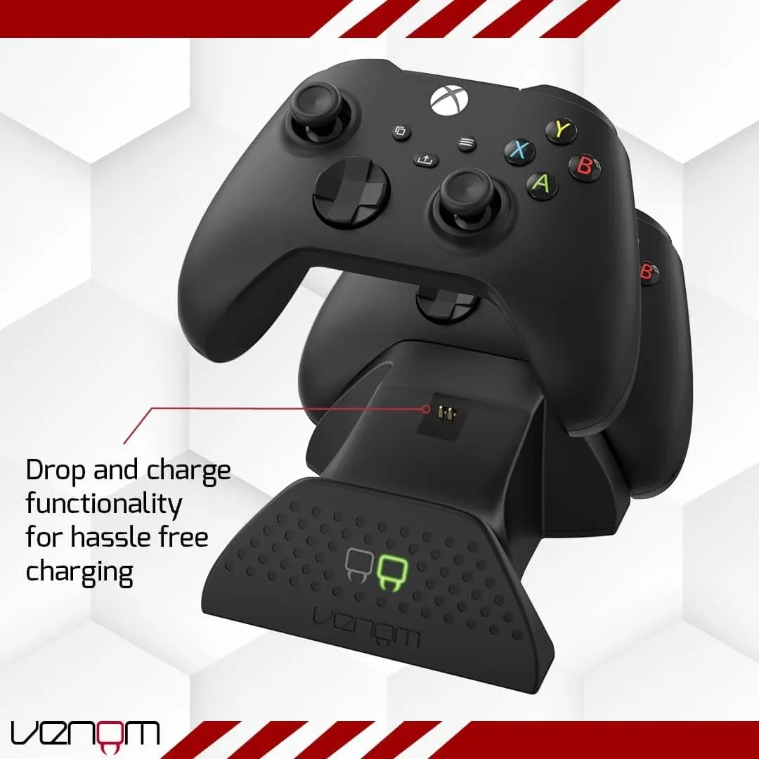 VENOM Xbox Series X/S & One Twin Docking Station - Black