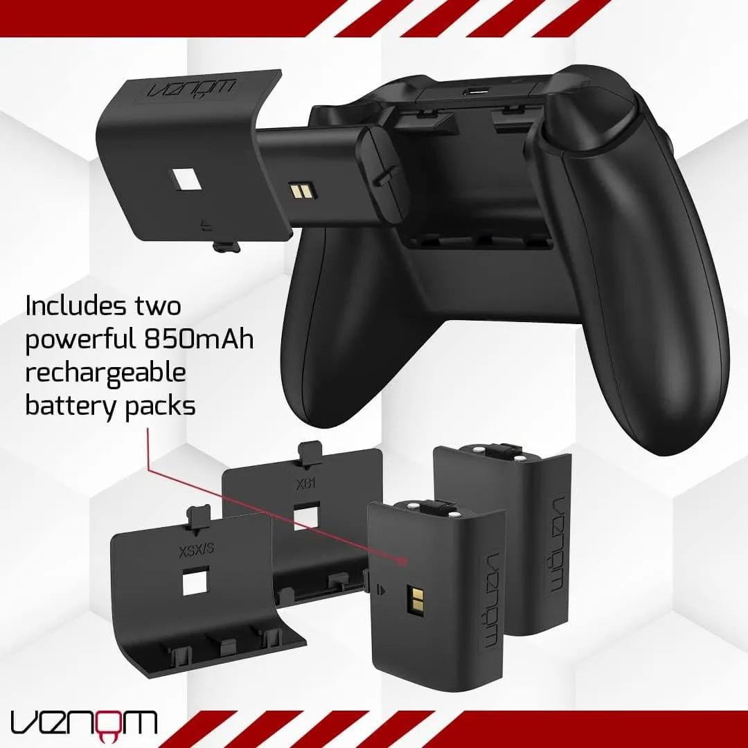 VENOM Xbox Series X/S & One Twin Docking Station - Black