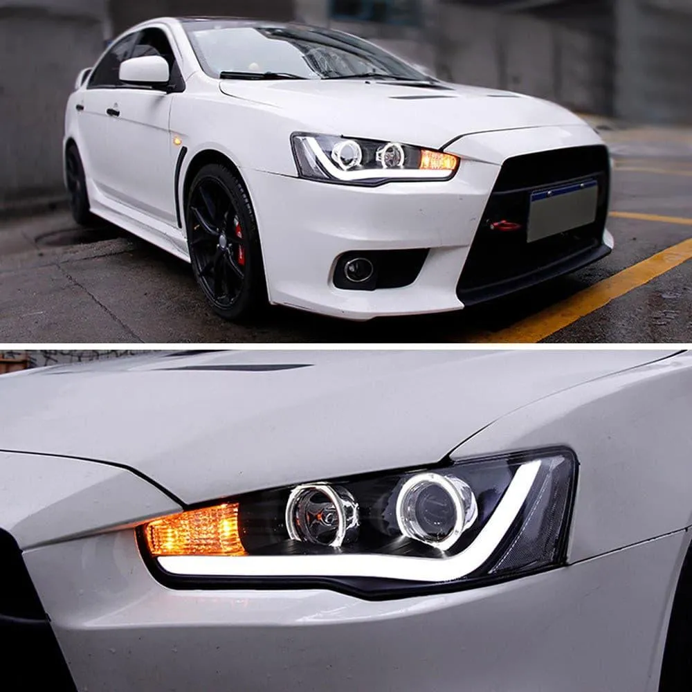 VLAND Dual Beam Headlights For Mitsubishi Lancer EVO X 2008-2018