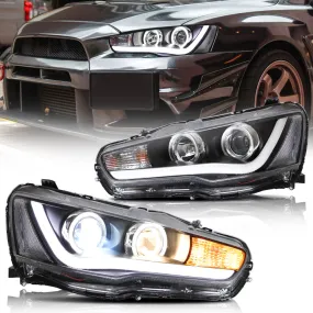 VLAND Dual Beam Headlights For Mitsubishi Lancer EVO X 2008-2018