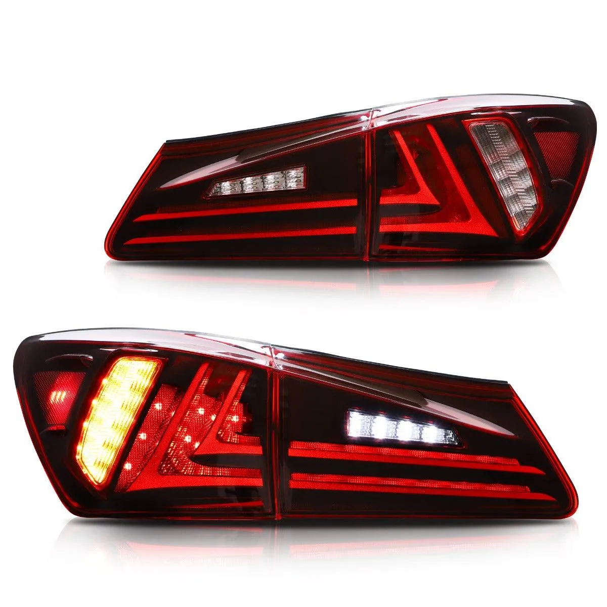 VLAND Full LED Tail Lights For Lexus IS250 IS350 2005-2013 ISF 2007-2014 [XE20]