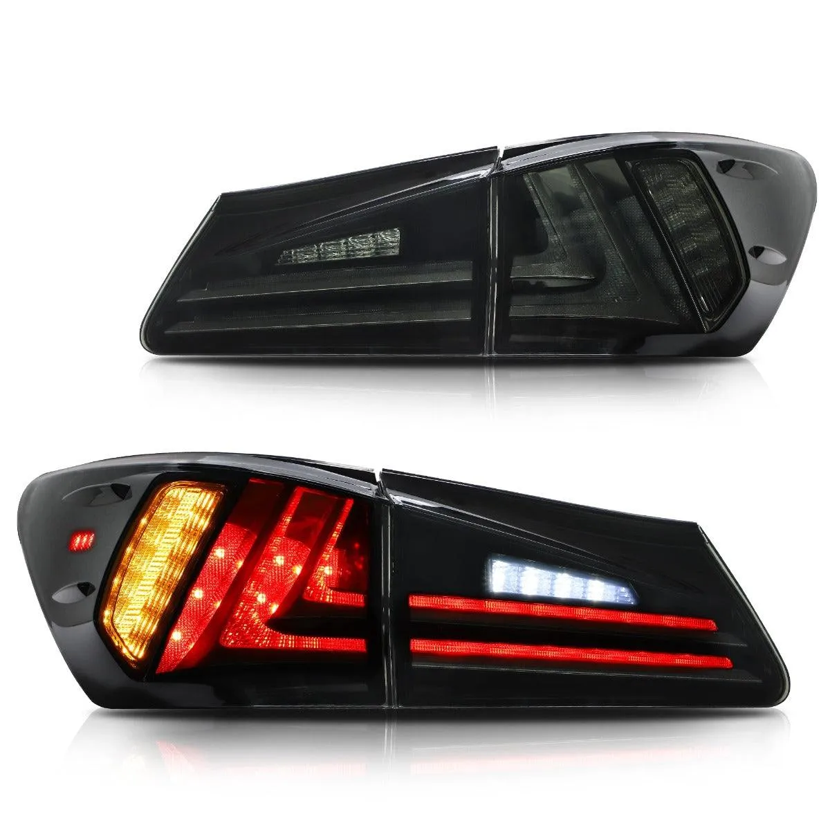 VLAND Full LED Tail Lights For Lexus IS250 IS350 2005-2013 ISF 2007-2014 [XE20]
