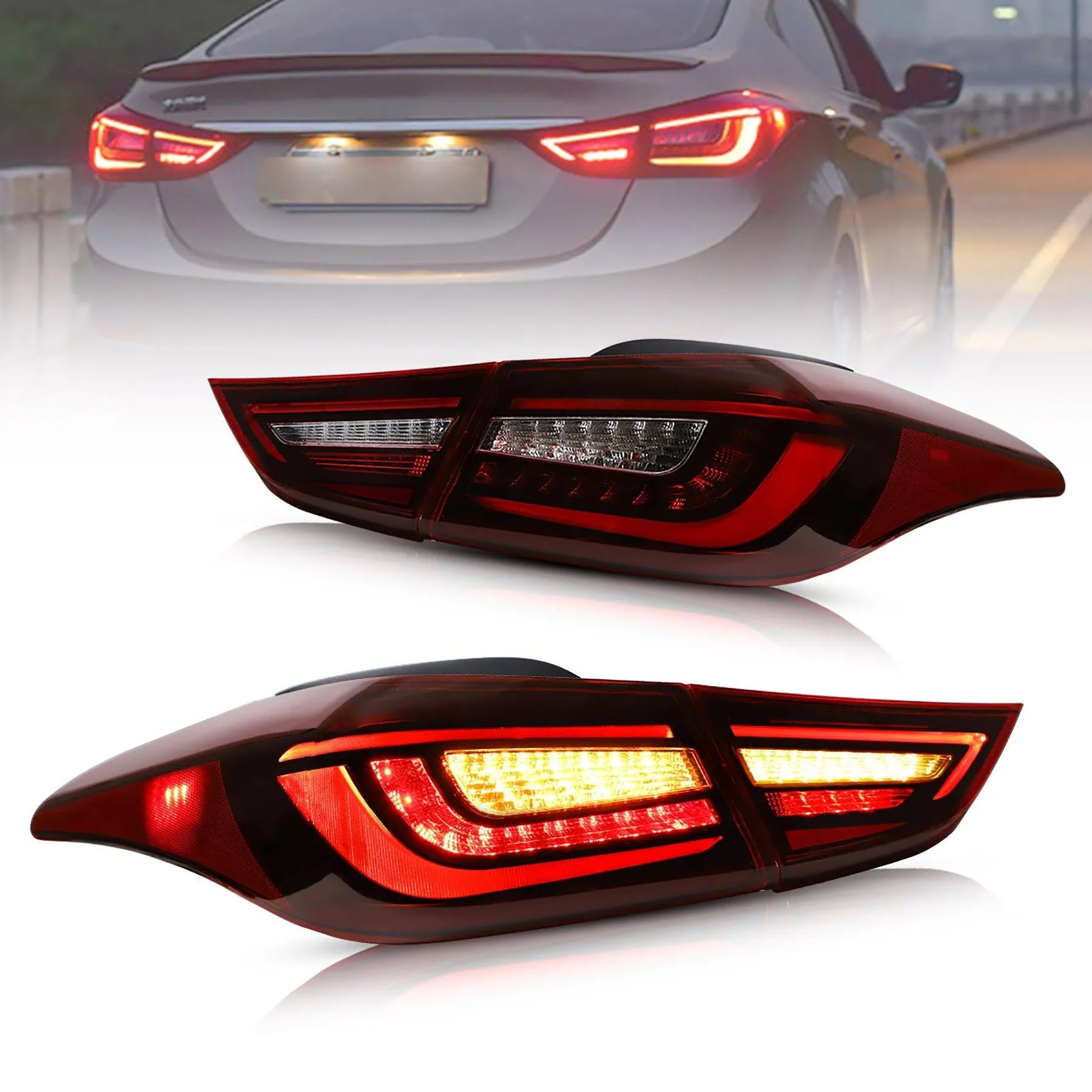 VLAND Tail Lights For Hyundai Elantra (Avante MD) 2011-2016
