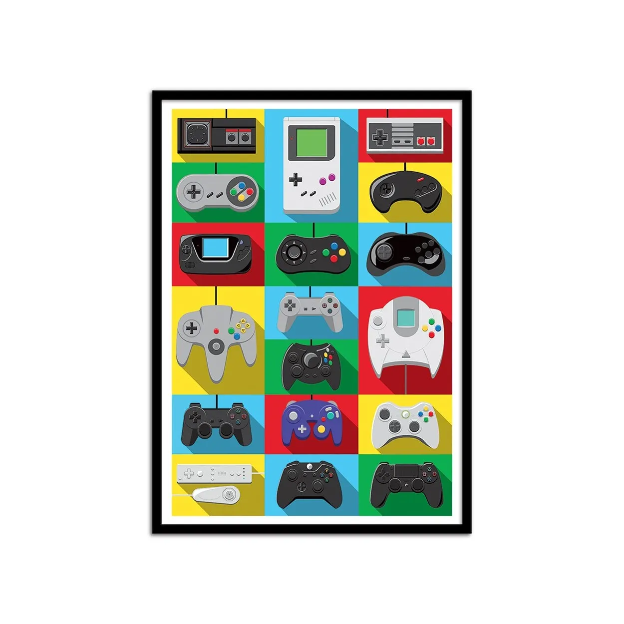 Wall Editions Art Poster Legendary Controllers