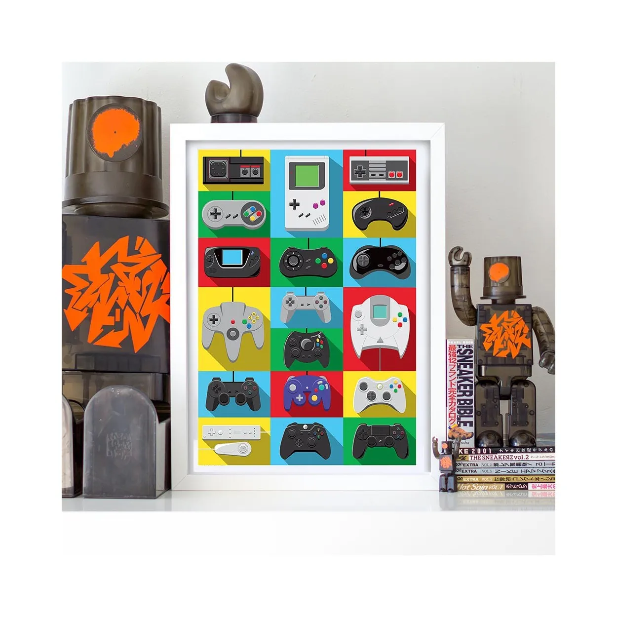 Wall Editions Art Poster Legendary Controllers