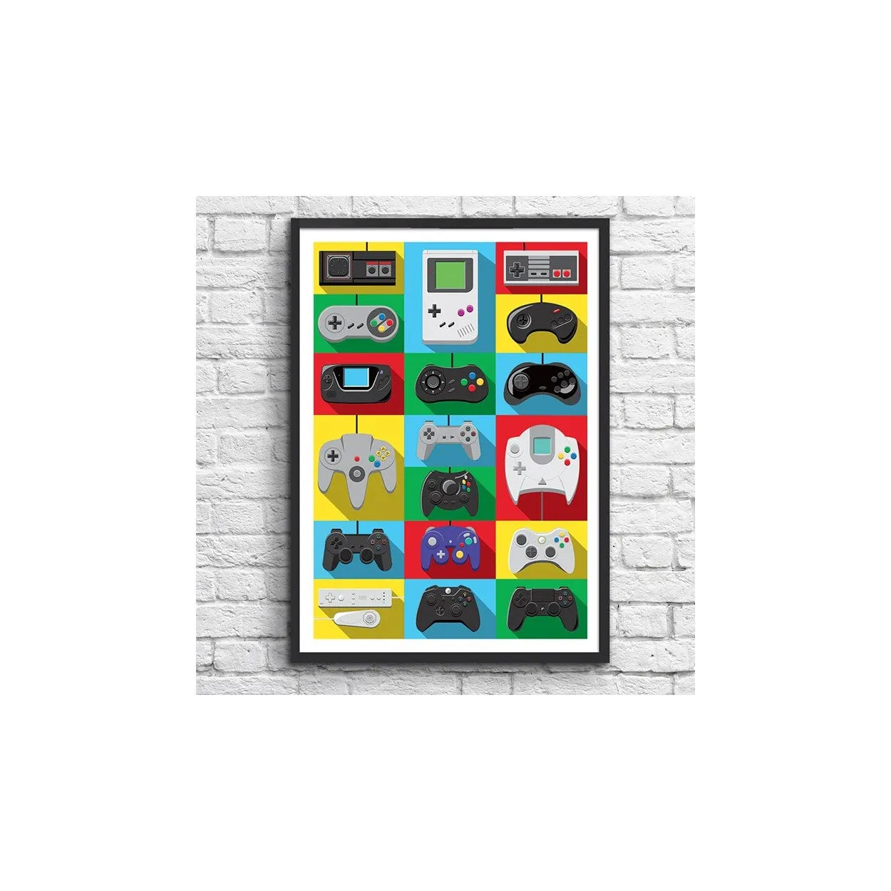 Wall Editions Art Poster Legendary Controllers