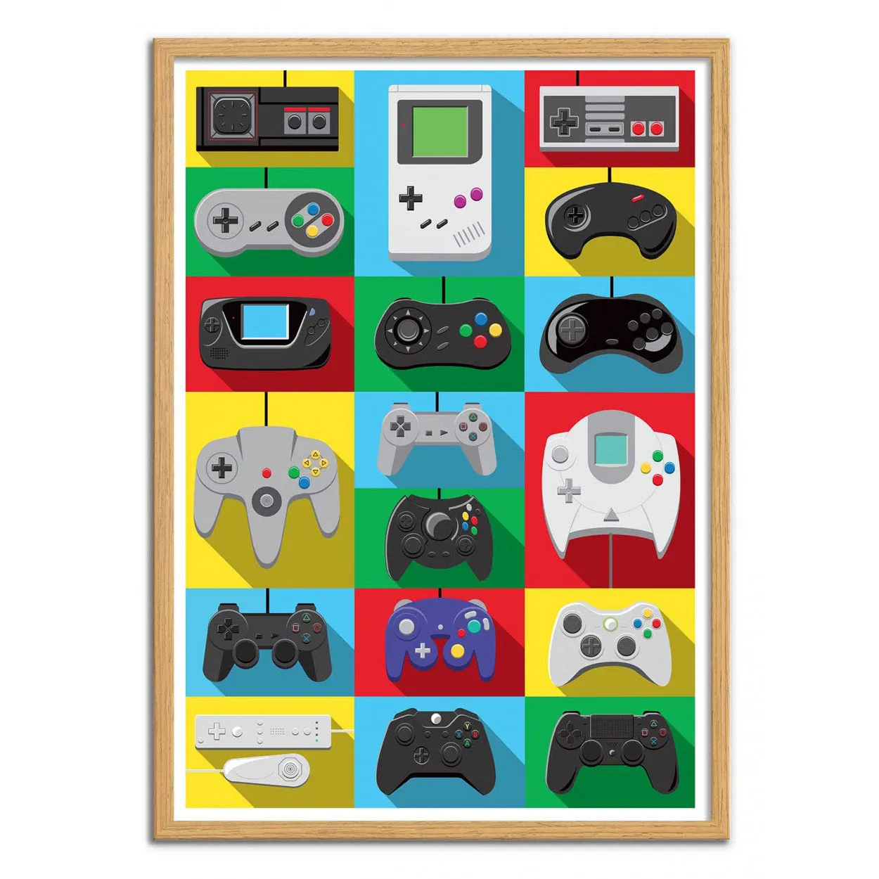 Wall Editions Art Poster Legendary Controllers