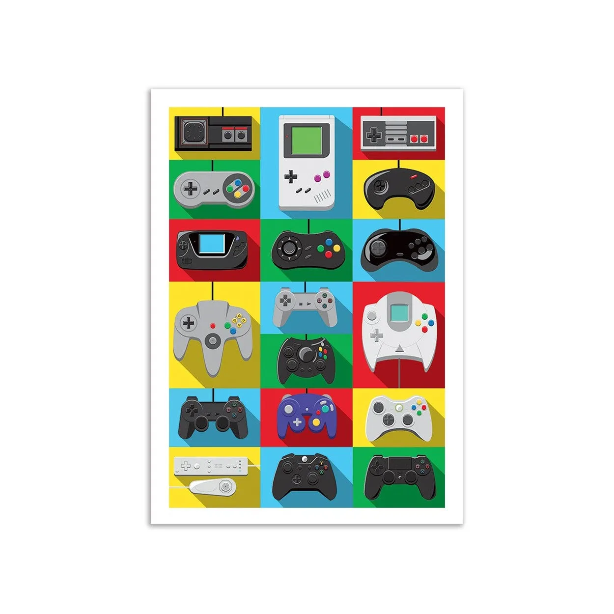 Wall Editions Art Poster Legendary Controllers