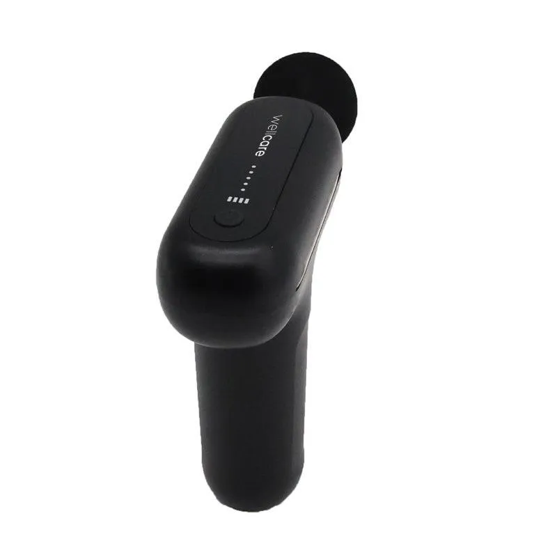 Wellcare Mini Percussion Massage Gun Portable Black