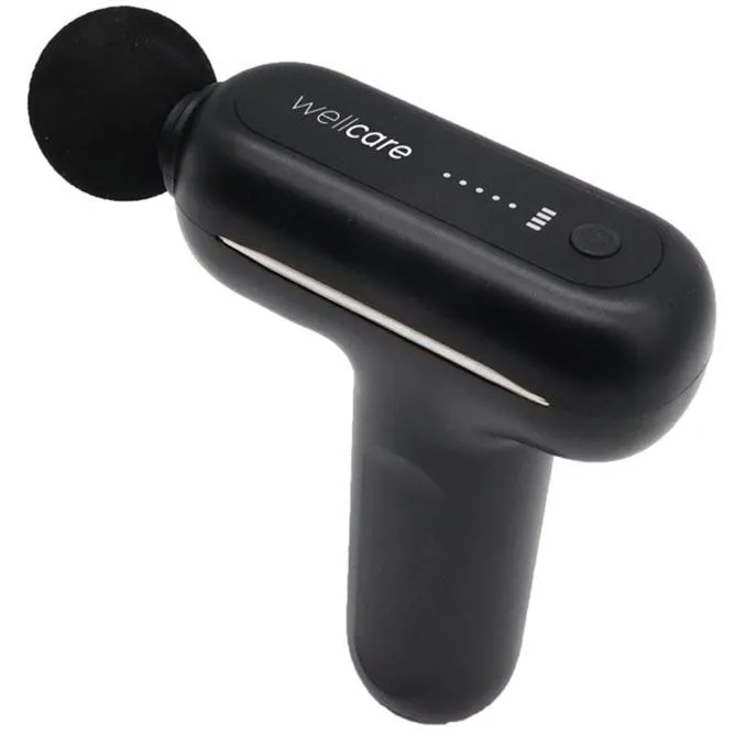 Wellcare Mini Percussion Massage Gun Portable Black