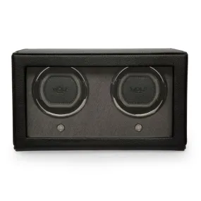Wolf 2-Winding Module Watch Winder in Black