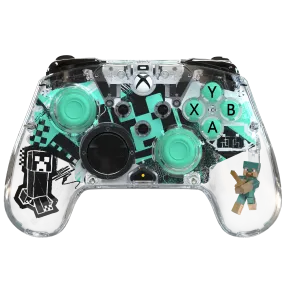 Xbox Series X|S & PC REALMz™ Wireless Controller: Minecraft Diamond Print