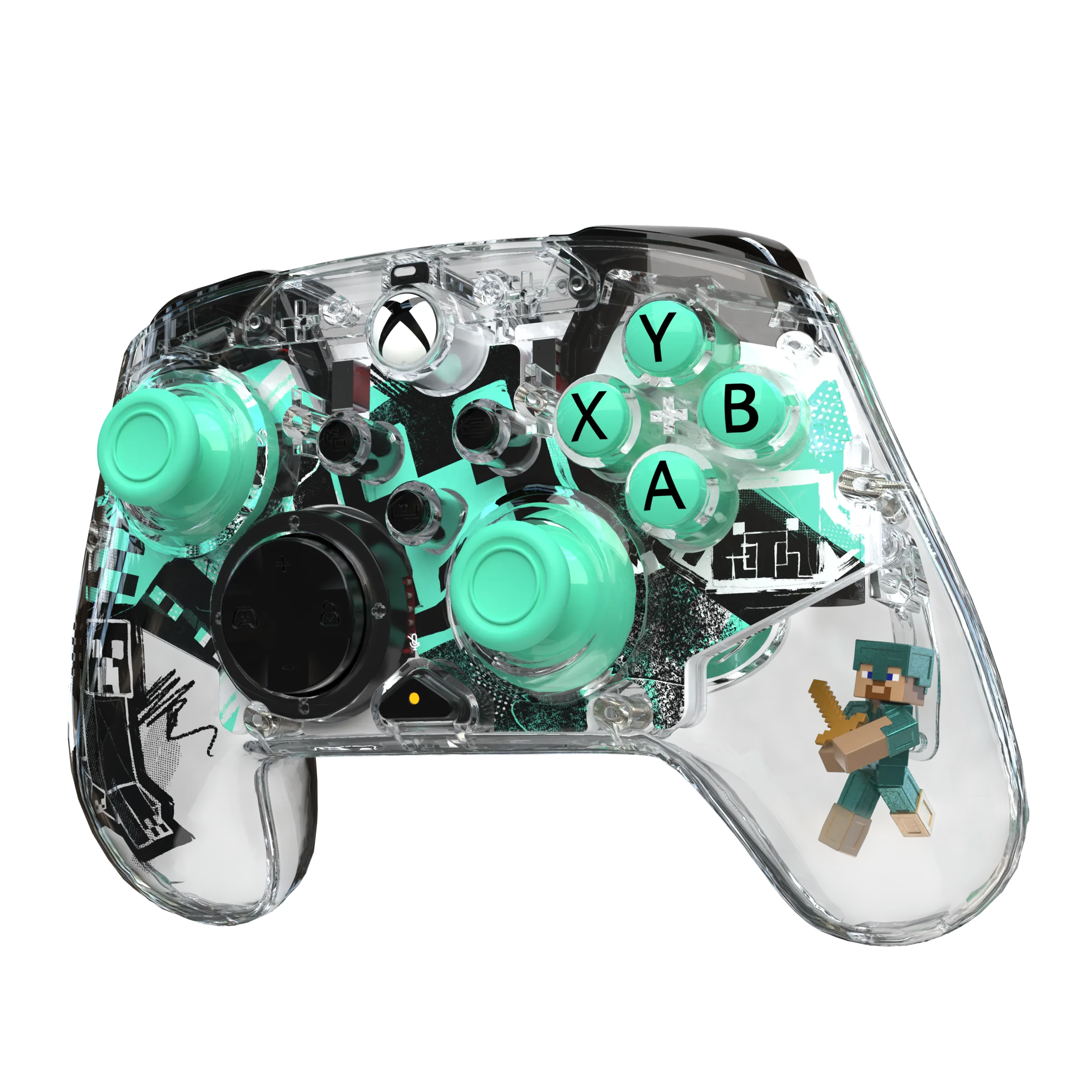 Xbox Series X|S & PC REALMz™ Wireless Controller: Minecraft Diamond Print