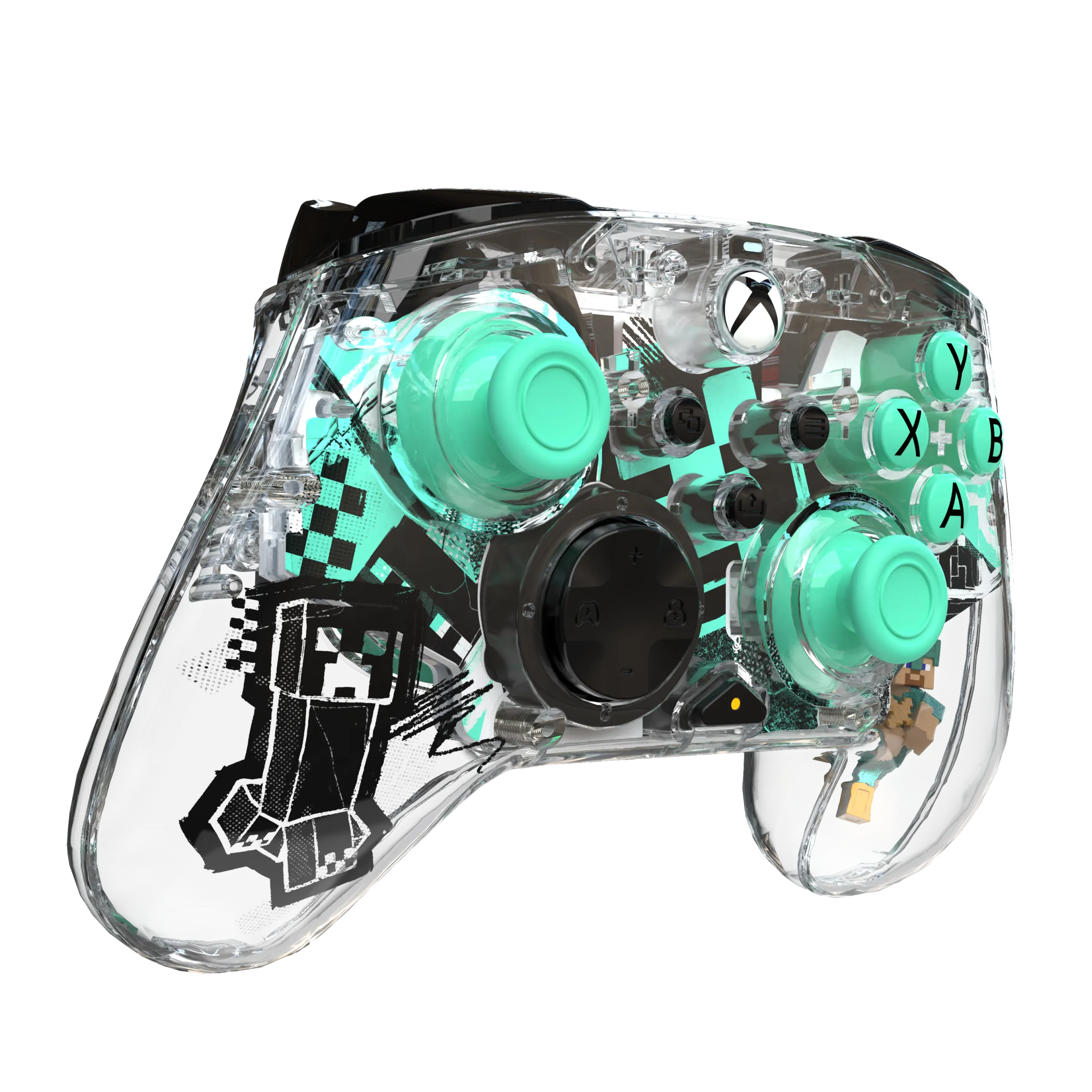 Xbox Series X|S & PC REALMz™ Wireless Controller: Minecraft Diamond Print