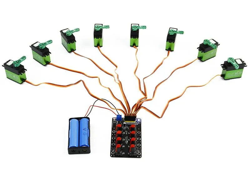 Yahboom 8-channel PWM servo control debugging board for DIY smart robotics