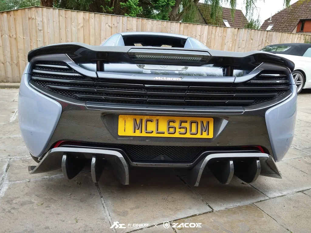 Zacoe x Fi-Exhaust Volcano Exhaust Conversion Kit for McLaren 650S / MP4-12C